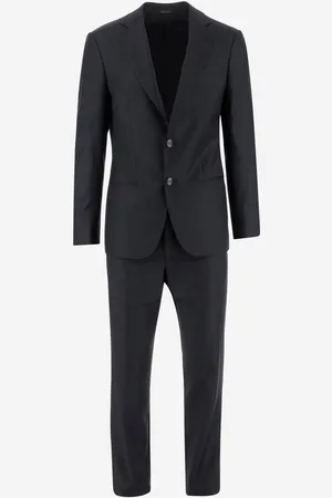 Giorgio Armani Dark Cotton Suits