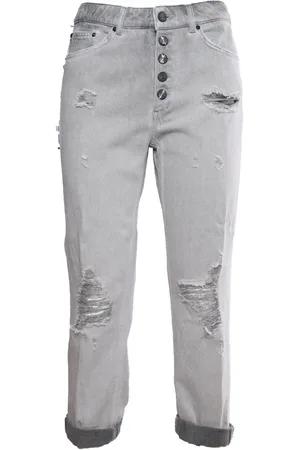 Dondup Koons Gray Jewel Trousers