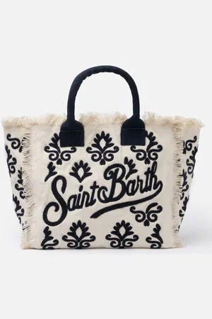 MC2 SAINT BARTH Vanity Rug White And Tote Bag