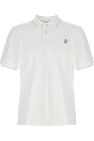 Brunello Cucinelli Logo Piqué Polo Shirt