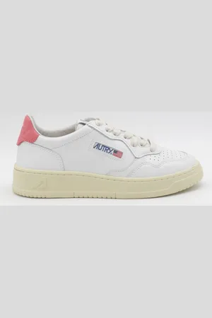 Autry White And Pink Sneakers