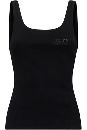 Maison Margiela Strap-detailed Open-back Tank Top