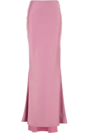 The Andamane Pink Satin Skirt