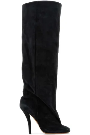 PARIS TEXAS Slate Suede Esther Boots