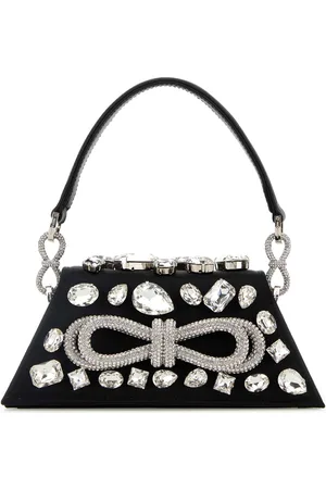 Mach & Mach Satin Mini Samantha Handbag