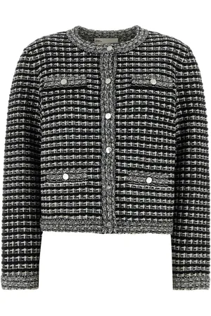 Tory Burch Embroidered Jacquard Kendra Cardigan