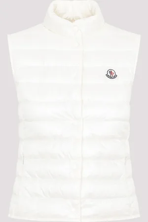 Moncler Liane Logo Patch Buttoned Down Gilet
