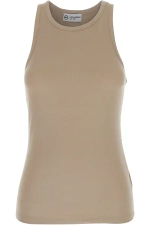 AG Jeans Top With Logo Printed On The Back In Modal Blend Woman