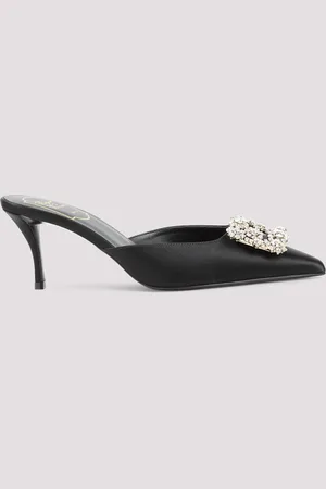 Roger Vivier Flower Strass 65 Mules