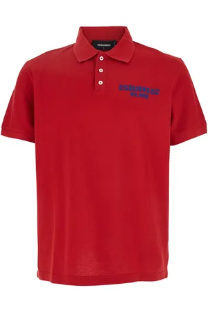 Dsquared2 Polo Shirt With Embroidered Logo On The Front In Cotton Man