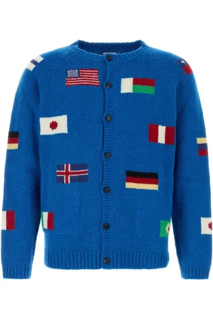 BODE Electric Alpaca Blend Round-the-world Cardigan