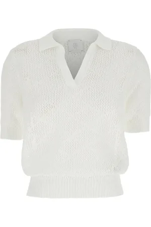 ELEVENTY Knitted Polo With Neckline Cotton Woman