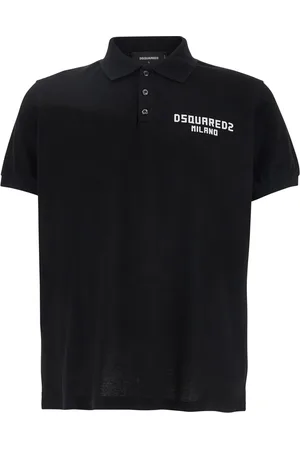 Dsquared2 Polo Shirt With Embroidered Logo On The Front In Cotton Man
