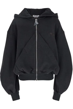 The Attico Sweatshirt With Hood And Logo Lettering On The Front In Cotton Woman