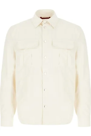 Brunello Cucinelli Ivory Polyester Blend Jacket