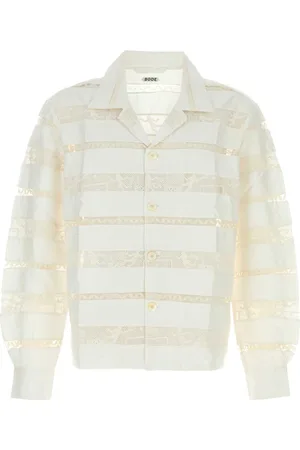 BODE White Poplin Shirt