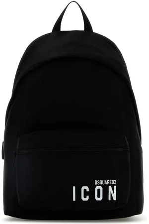Dsquared2 Black Fabric Be Icon Backpack