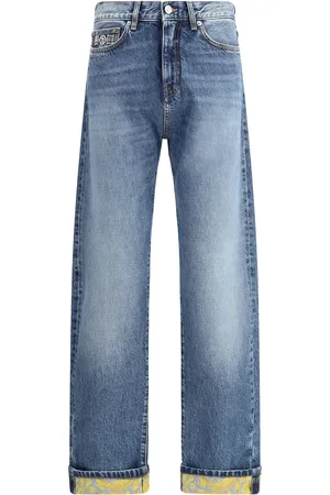 VERSACE Barocco Turn-up Jeans