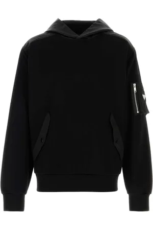 Prada Black Cotton Blend Sweatshirt