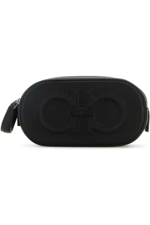 Salvatore Ferragamo Black Leather Handbag