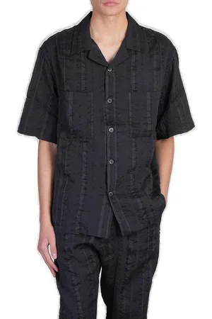 BARENA Short-sleeved Striped Shirt