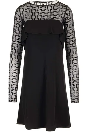Givenchy Jersey And Tulle Mini Dress
