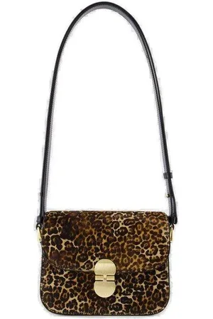 A.P.C. A. P.C. Leopard Printed Small Shoulder Bag