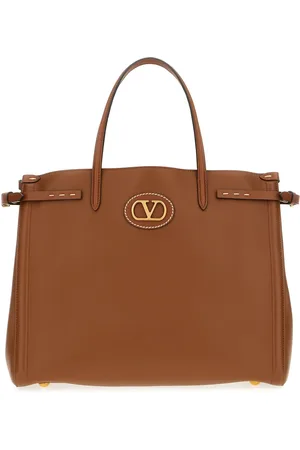 VALENTINO GARAVANI Brown Leather Handbag