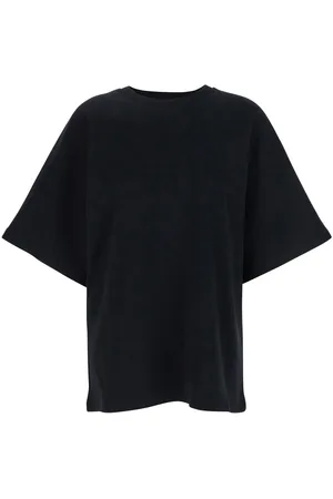 AG Jeans Crewneck T-shirt With Logo Printed On The Back In Cotton Woman