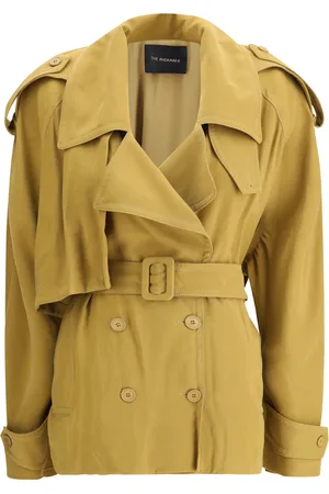 The Andamane Double-breasted Short Trench Coat