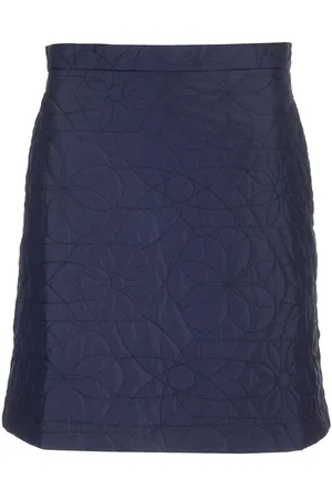 Maison Kitsuné Quilted Mini Skirt