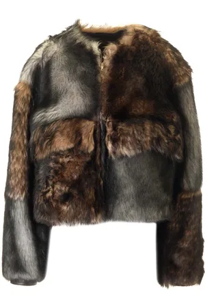 Durazzi Milano Crewneck Fur Coat