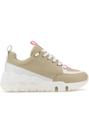 Pierre Hardy Cappuccino Leather Street Life Sneakers