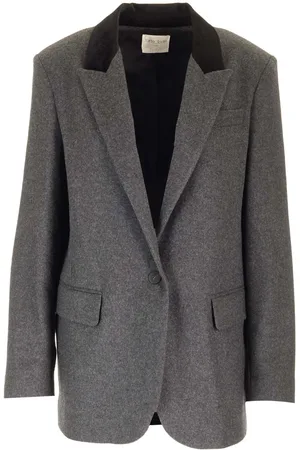 FORTE FORTE Forte_Forte Wool Cloth Jacket Contrasting Velvet Rever