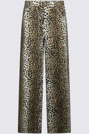 BLUMARINE Multicolor Brown Pants