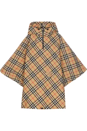 Burberry Check Hooded Cape