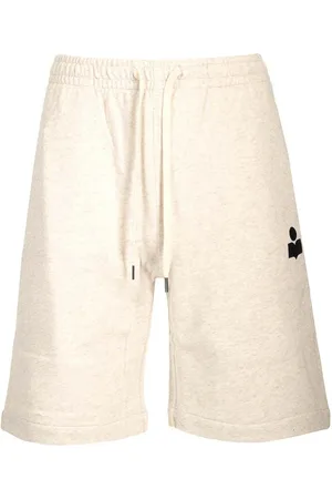 Isabel Marant Mahelo Logo Printed Drawstring Shorts