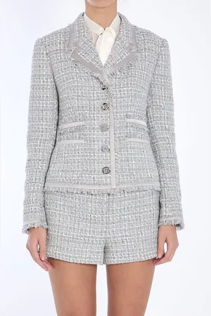 Dolce & Gabbana Jacket In Lamé Bouclé