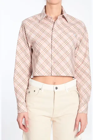Burberry Cropped Check Shirt