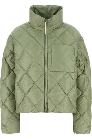Jil Sander Pastel Green Nylon Down Jacket