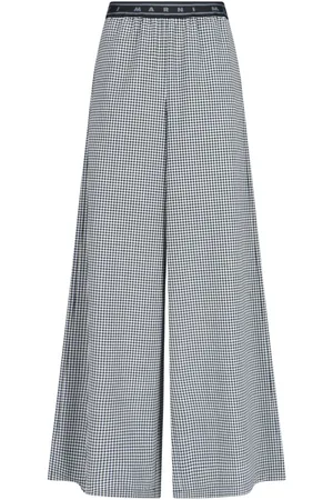 Marni Plaid Palazzo Pants