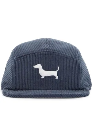 Thom Browne Hector Embroidered Corduroy Baseball Cap