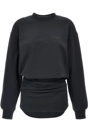 The Attico Logo Detailed Sweatshirt Dress