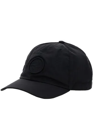 Stone Island Baseball Cap With Logo Patch On The Front And Adjustable Drawstring Closure In Tech Fabric Boy
