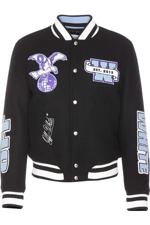 OFF-WHITE Eagle Wool Varsity Jacket