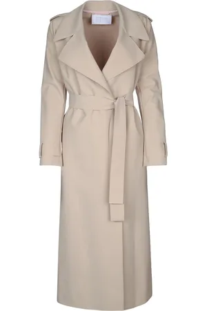 Harris Wharf London Women Long Trench Scuba