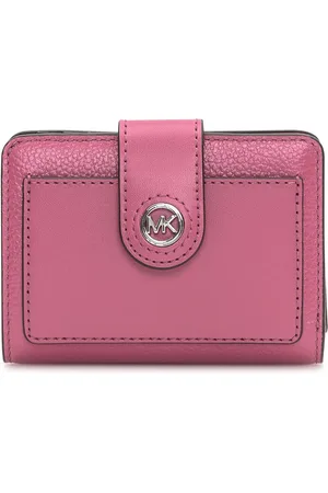 Michael Kors Logo Buttoned Wallet