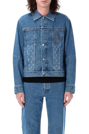 Marine Serre Moon Laser Denim Trucker Jacket