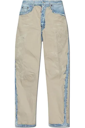 Dsquared2 Jeans Made Of Combined Materials