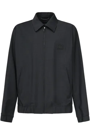 Dolce & Gabbana Logo Tag Zipped Jacket